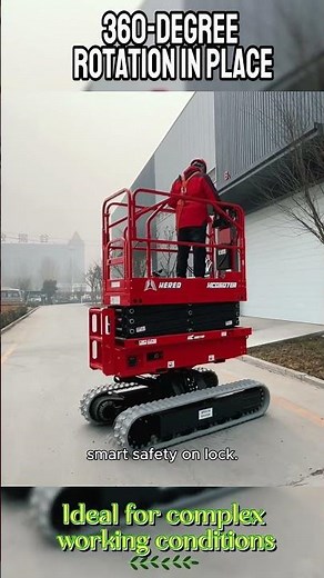 8M Electric Auto Level Crawler Scissor Lift | 250kg Platform Capacity | Compact All-Terrain Solution