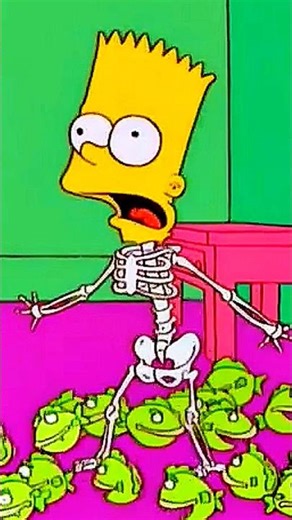 Bart finds a magic remote control #simpsons #thesimpsons #cartoon