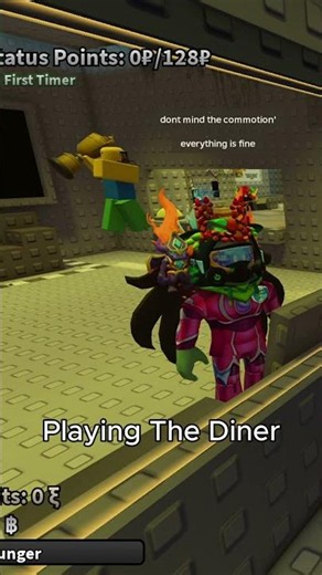 Playing The Diner (Roblox game)