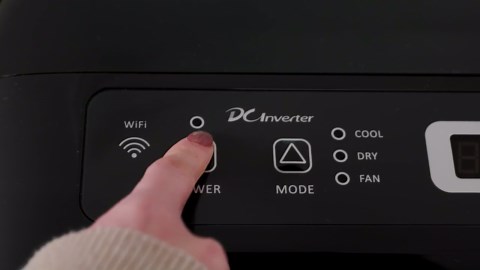 Hisense 8,000 BTU Smart Portable Air Conditioner with Wi-fi and Remote Control, 350 Sq ft, AHP0822CW1W