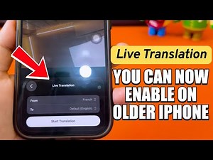 Enable Live Translation on iPhone 11/12/13/14/15 (No Jailbreak)