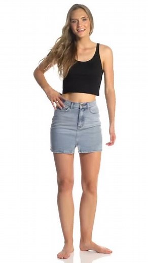 Billabong Women's Black Magic Denim Skirt | SwimOutlet.com