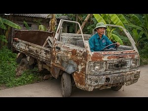 Completely Restored: 30-Year-Old Suzuki Truck Brought Back to Life After a Serious Accident