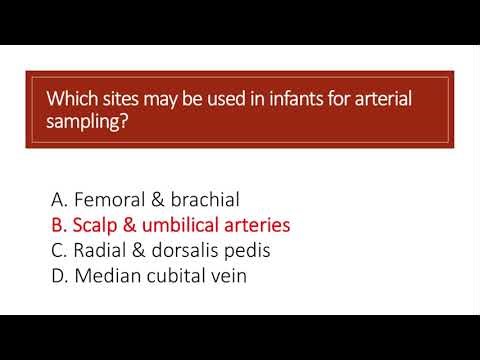 Study Guide | NHA Phlebotomy Practice Exam Chapter 14: Arterial Puncture Procedures