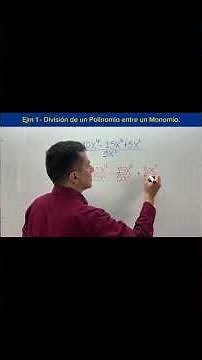 Example 1 DIVISION ➗ of a POLYNOMIAL by a MONOMIAL