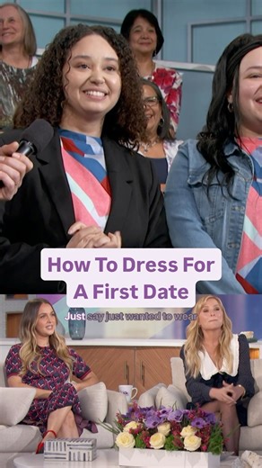 8.6K views · 45 reactions | Jessica Capshaw and Camilla Luddington help an audience member get ready for her first date  #jessicacapshaw #camillaluddington #firstdate #advice | The Talk | Facebook
