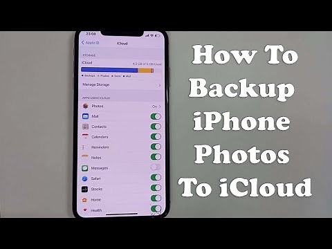 How To Backup iPhone Photos To iCloud 2022