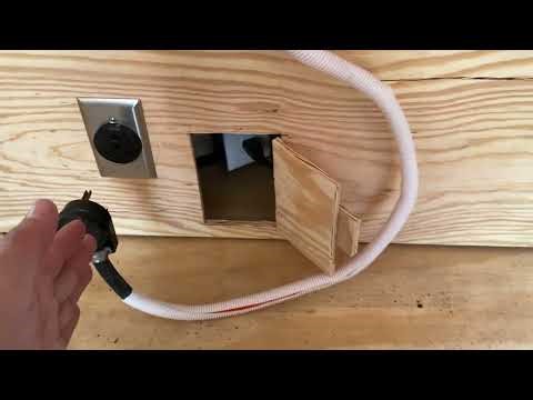 DIY Enclosed Cargo Trailer Sleeping Quarters Conversion with Mini Split AC/Heat Pump installed