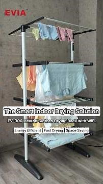 🏠 How to Use the EV-300 Smart Heated Clothes Drying Rack