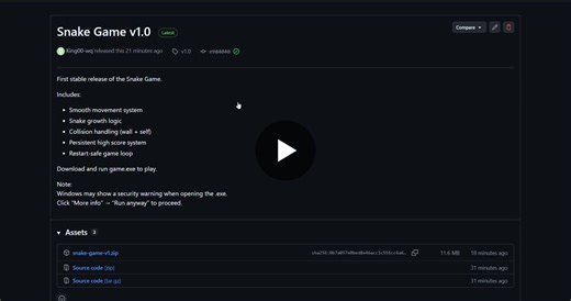 Over the past few days, I focused on building a small interactive system from scratch using Python. The goal wasn’t to “make a game”, it was to understand how real-time systems behave under… | Hariprasad Rout