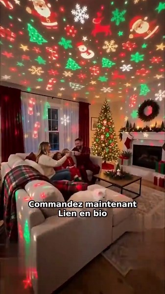 Mini projecteur de Noël : modèle USB et intérieur