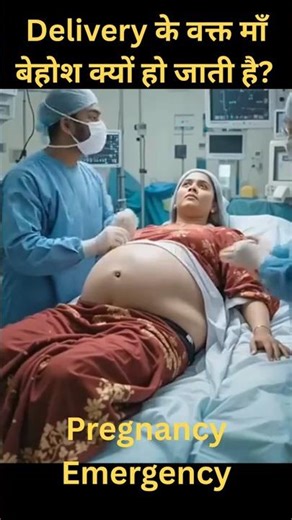 Delivery के वक्त माँ बेहोश क्यों हो जाती है? | Pregnancy Emergency Explained #doctordost #facts