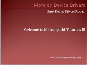 Linux Device Drivers Part 14 : File Structure, File Operations and Inode Strucutre