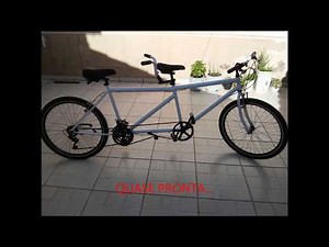Bicicleta dupla feito em casa