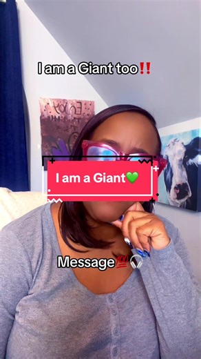 I am a Giant too! Listen this is a whole message in 60s!! #godkepthisword #message #motivation