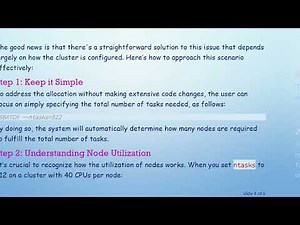 Efficiently Using sbatch for CPU Allocation in SLURM Clusters