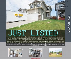  JUST LISTED! This large home has it all! Located in Cobblestone...