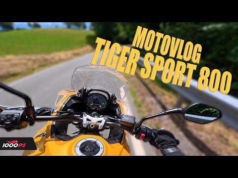 Triumph Tiger Sport 800 im Vlog-Test: So fährt sie sich in Amelies Augen!