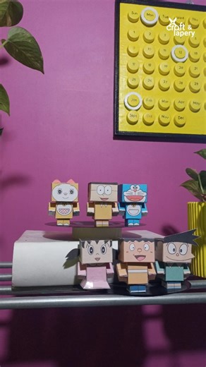 Bikramjeet Saikia on Instagram: "I made all these Doraemon characters for ₹70 🤯💙 Turning everyday stationery into something fun and creative is my favorite kind of DIY, and this Minecraft-style Doraemon craft proves that you don’t need expensive supplies to make aesthetic handmade décor. For this project, I spent less than ₹70 and transformed printed paper and an old notebook cover into block-style, Minecraft-inspired Doraemon characters. It’s beginner-friendly, budget-friendly, and perfect fo