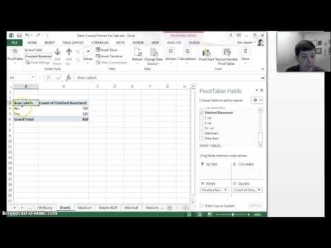 Creating Bar Graphs with Pivot Tables in Excel