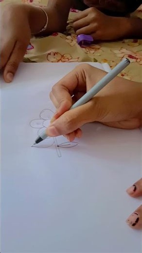 children's sweet flowers drawing 💕