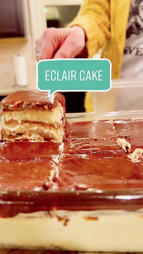 Delicious Eclair Cake Recipe for Potluck Desserts
