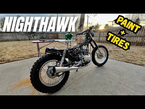 Building a Honda CB250 into a trail bike / Part 2