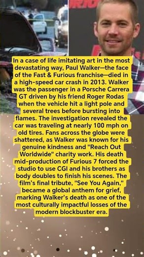 ​The Tragic Accident of Paul Walker’s Death #hollywood #carcrash #tragedy #truestory