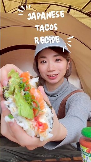 キャンプで作る和風タコスレシピ♡