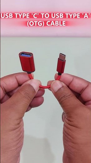 Type C to USB A OTG Cable Unboxing & First Look #shortsfeed