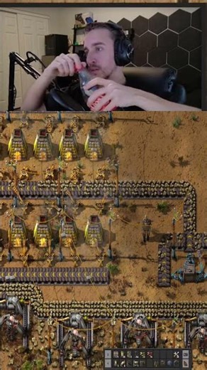Factorio: Stone to Steel Furnace Upgrade #shorts