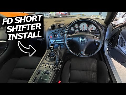 FD RX7 SHORT SHIFTER INSTALL - First RX7 Mods!