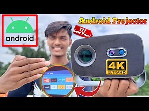 Best Smart Android (13) Projector Unboxing & Review 📽️🔥📽️ Projector Connect To Mobile 🔥📽️🔥 |