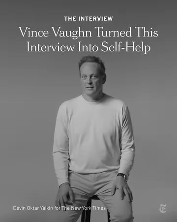 78K views · 221 reactions | “I don’t know anyone that feels the same at 60 that they did at 20.” Vince Vaughn — known for his charmingly sarcastic onscreen persona in R-rated comedies like “Old School” and “Wedding Crashers” — recently had an earnest conversation about fatherhood, loss and his latest projects. Read or listen to The Interview. https://nyti.ms/3Mc3QDX | The New York Times | Facebook
