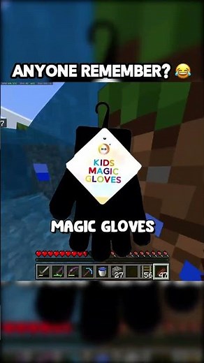 Do you remember magic gloves? 😂 #gaming #minecraft #funny