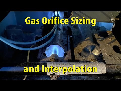 Gas Orifice Sizing and Interpolation