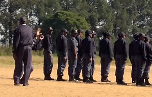 SAPS training academy: leaked footage