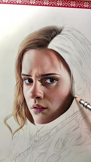 Ginny Weasley Realistic Drawing Tutorial by Artist Anarabdayev