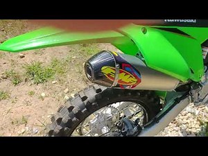 2022 Kawasaki kx450 first startup with FMF 4.1 RCT exhaust and megabomb header with spark arrestor