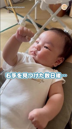 Baby gazing wonderingly at the little hand they just found | NikoBaby #baby #lifeinvolvingababy #...