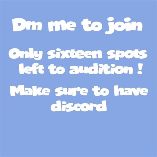 #predule #minikatseye #auditions #tryouts Only sixteen spots left my TikTok name is @jasie296 I