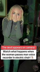 Watch what happens when the woman passes man voice recorder in the HAUNTED ELECTRIC CHAIR! The devil appears on camera! This is FREAKY TO SEE! Watch at own risk! #demon #haunting #scarystories #ParanormalInvestigation #ghoststories Part 5 | Project reveal - Ghosts of Britain