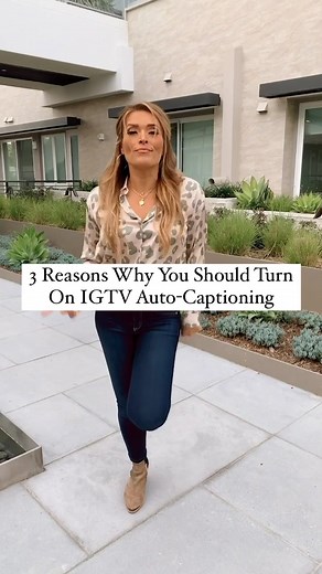 Are you using auto-captioning for your IGTV? #instagramhacks #instagramtipsforbusiness #socialmediatipsandtricks #socialmediamarketing #learonontiktok