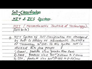 Unit:3 | Soil Classification | MIT & ICS Soil Classification System | Prashant YT | TU,CTEVT,PU,PoU