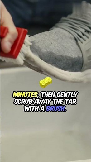 Quick Fix: Removing Tar from Shoes in Seconds! #shorts #short #lifeHacks #howto #facts