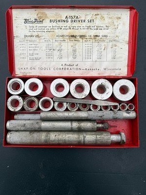 Vintage Snap On Blue Point A-157A Bushing Driver Set Original Case-100%COMPLETE | eBay