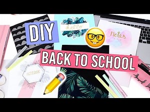 DIY BACK TO SCHOOL / CUSTOMISEZ VOS CAHIERS 📚