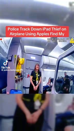 iPad thief thought he was home free when he boarded the plane. Police tracked down with Apple’s “Find My”.
