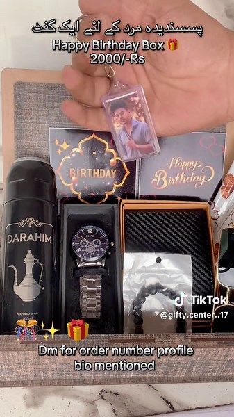 Unique Happy Birthday Gift Box for Boys