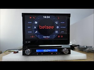Belsee Demo Review Android 8.0 Autoradio Single 1 Din Universal Head Unit Car Radio PX5 Ram 4+32GB